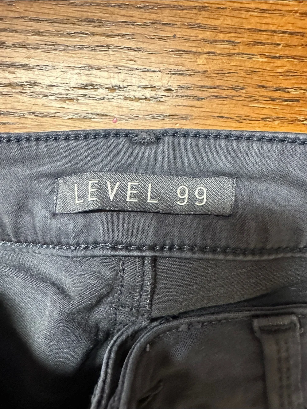 Level 99 Women’s Skinny Pants in Slate Gray - Picture 6 of 8